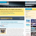 Composites World website Clean Filament Winding Technology PR coverage