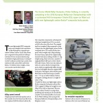 JEC Composites Magazine July 2013 _ Scott Bader Crestapol 1250 Rally car CF body panels case study article