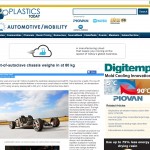 Plastics Today website coverage May 2012  - GMS Composites article on Out of Autoclave epoxy prepreg for FR 1 sports car